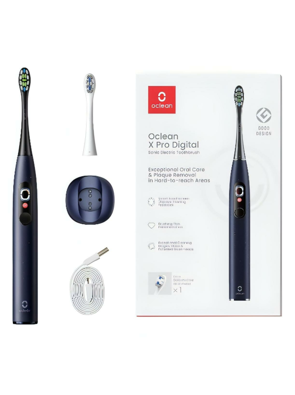 Купить Электрическая зубная щётка Oclean X Pro Digital Синий-06.png